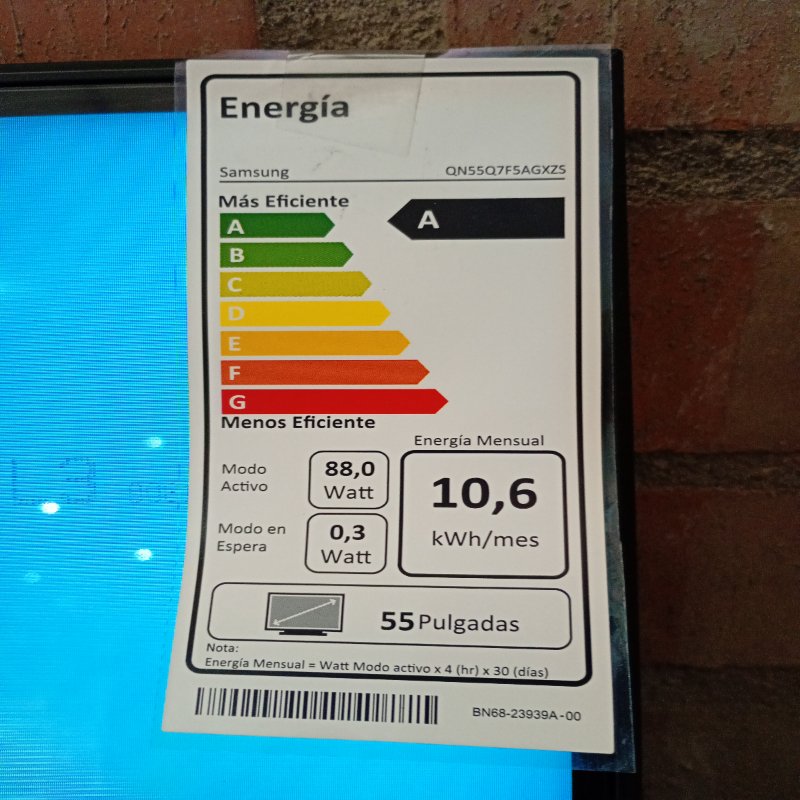 TV Samsung QLED 55Q7F5A 4K, 55 pulgadas