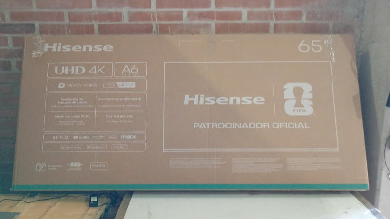 Televisor Hisense LED 65A6NV 4K, 65 pulgadas