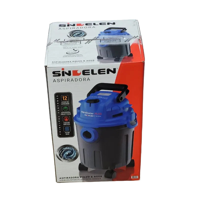 Aspiradora Polvo y Agua Sindelen APA-1000GR 12 Litros