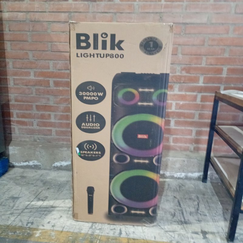 Parlante Bluetooth Blik LightUp 800 200W PMPO