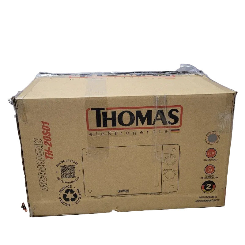 Microondas Thomas TH-20S01 20 Litros, Gris
