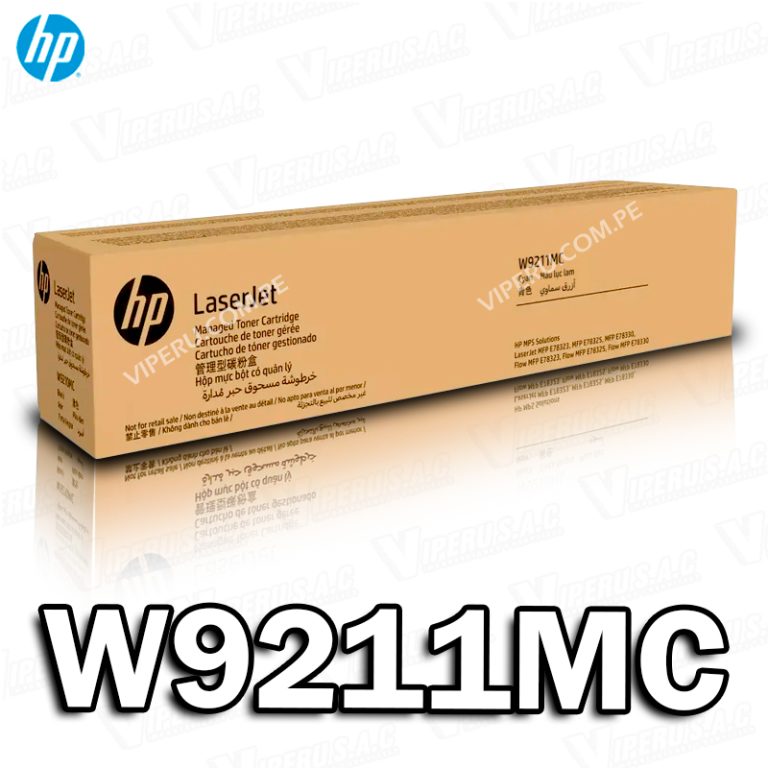 Tóner HP W9211MC Cyan – LaserJet E78325dn