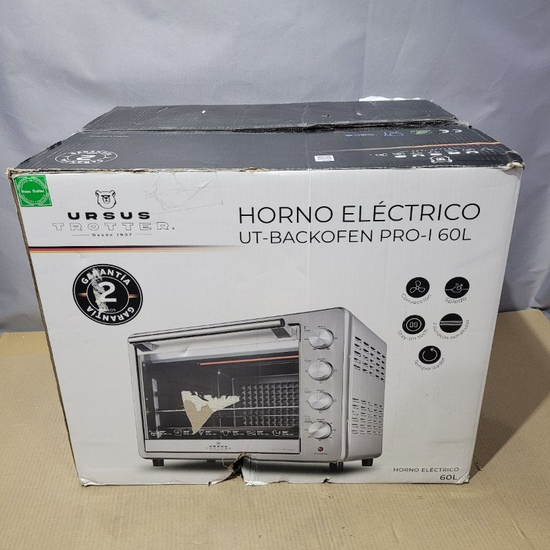 Horno Eléctrico Ursus Trotter UT-BACKOFEN PRO-I 60 Litros