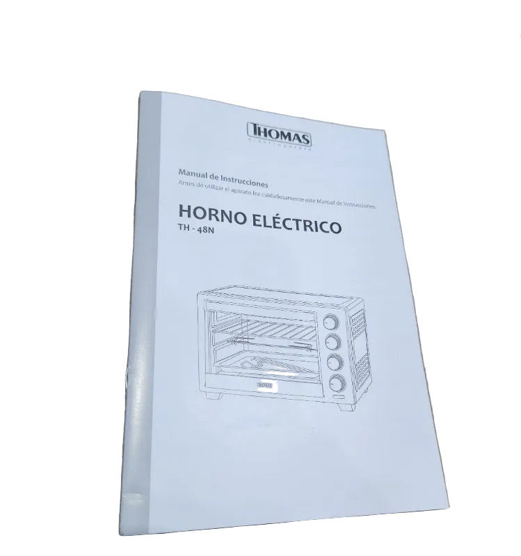 Horno Eléctrico Thomas TH-48N Negro 48 Litros
