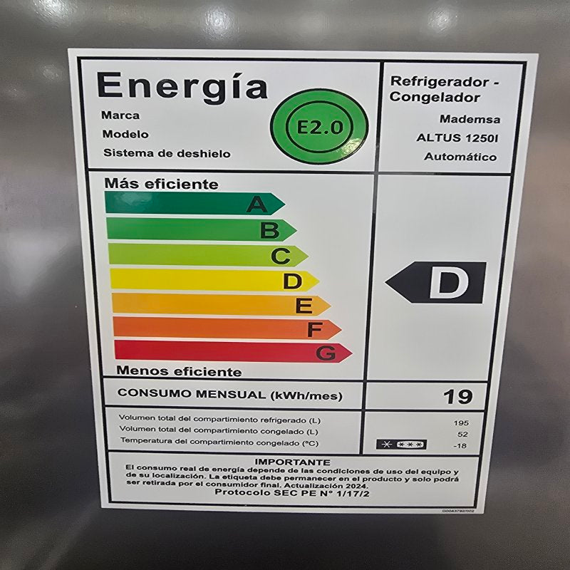 Refrigerador Mabe Altus 1250I 247 Litros
