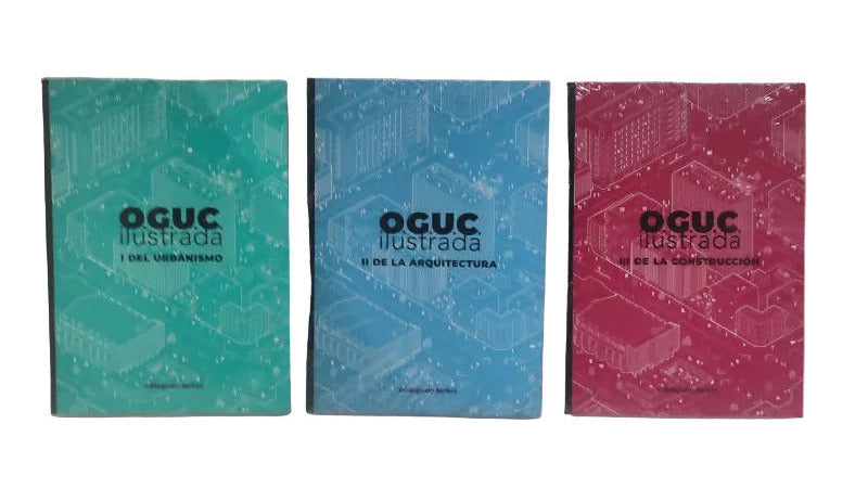 Libros Tripack Vol 1 + Vol 2 + Vol 3 + Oguc Ilustrada del Urbanismo