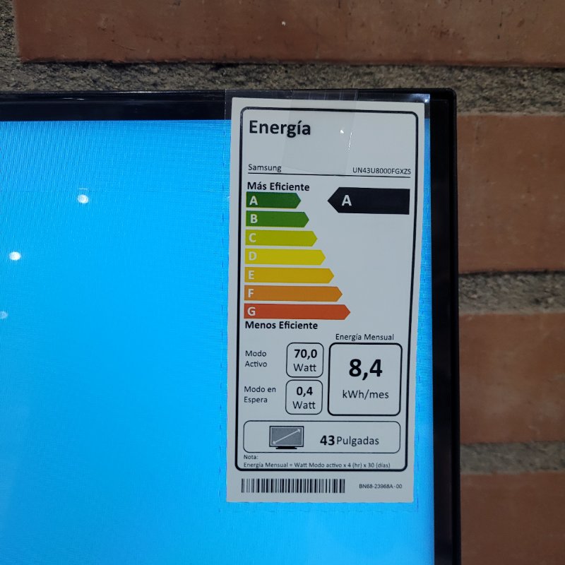 Smart TV UHD 43 Pulgadas Samsung UN43U8000F