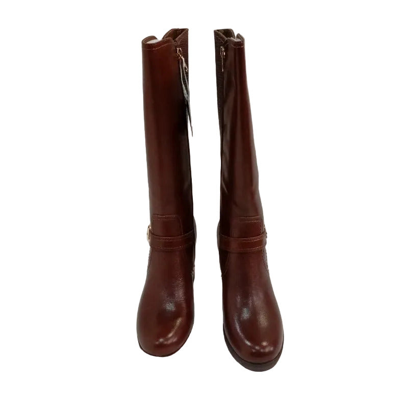 Botas de Cuerocon taco para Mujer 16HRS 16M0354