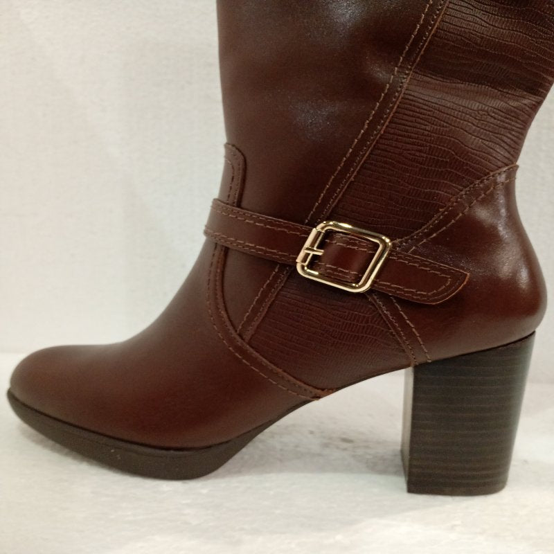 Botas de Cuerocon taco para Mujer 16HRS 16M0354