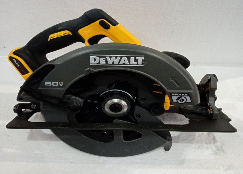 Kit Sierra Circular Dewalt Flexvolt 7-1/4" 184mm, Amarillo