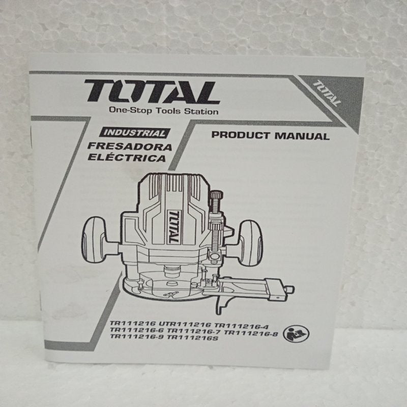 Fresadora Router Industrial Total Tools 1600W TR111216