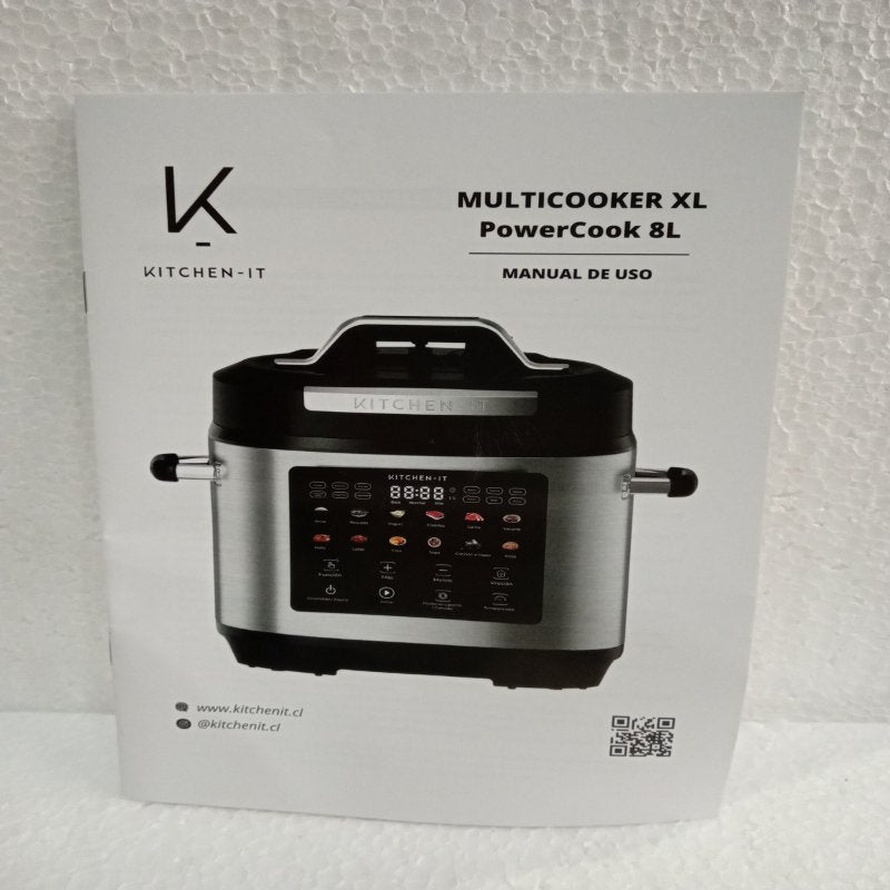 Multicooker XL Kitchen-It Power Cook 8 Litros