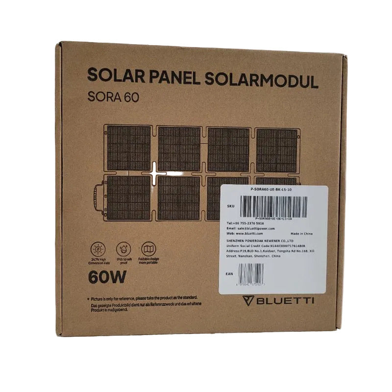 Panel Solar BLUETTI Sora 60, 60W