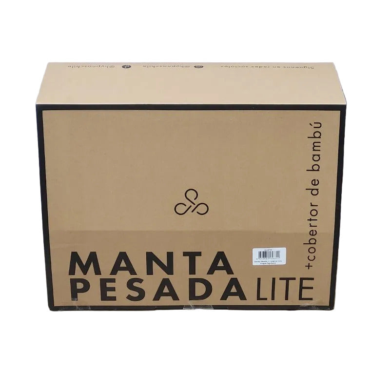 Manta Pesada + Cobertor Lite Single 7 kg 1.5 Plazas, Hypnos