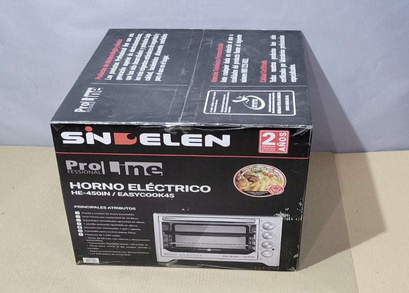 Horno Eléctrico Sindelen HE-450IN Easycook45 Inox 45 Litros