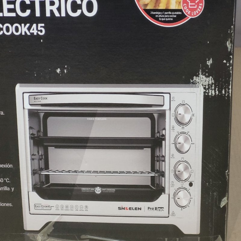 Horno Eléctrico Sindelen HE-450IN Easycook45 Inox 45 Litros