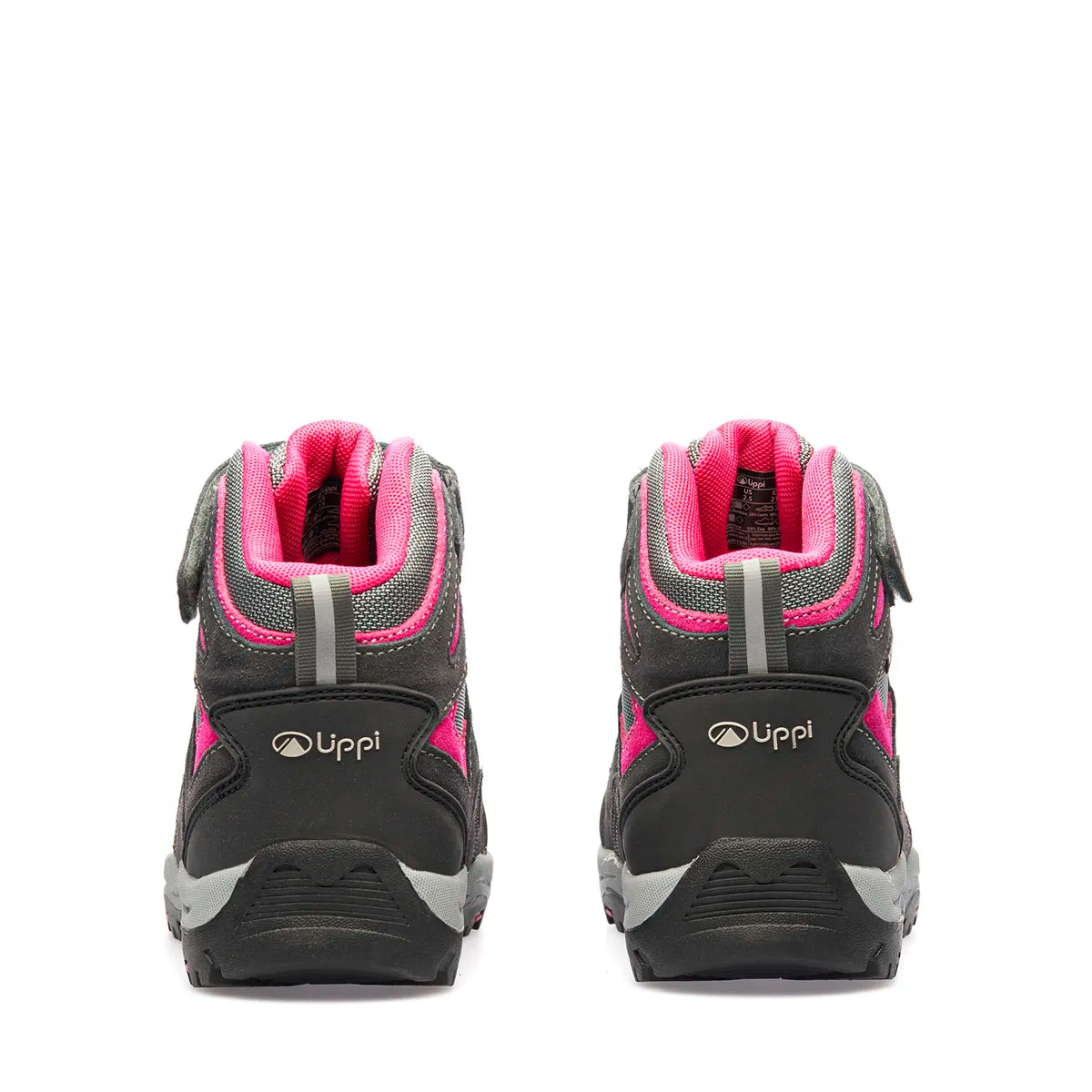Botín Lippi Puelo CS HI Velcro – Gris/Fucsia, EUR 26 / 16,5 cm, Niña