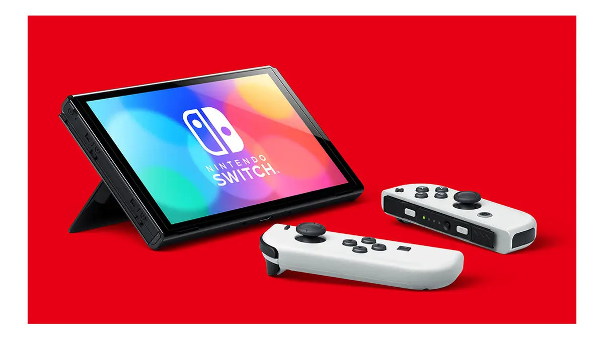 Consola de Juego Nintendo Switch OLED 64 GB Edición Mario Kart 8 Deluxe