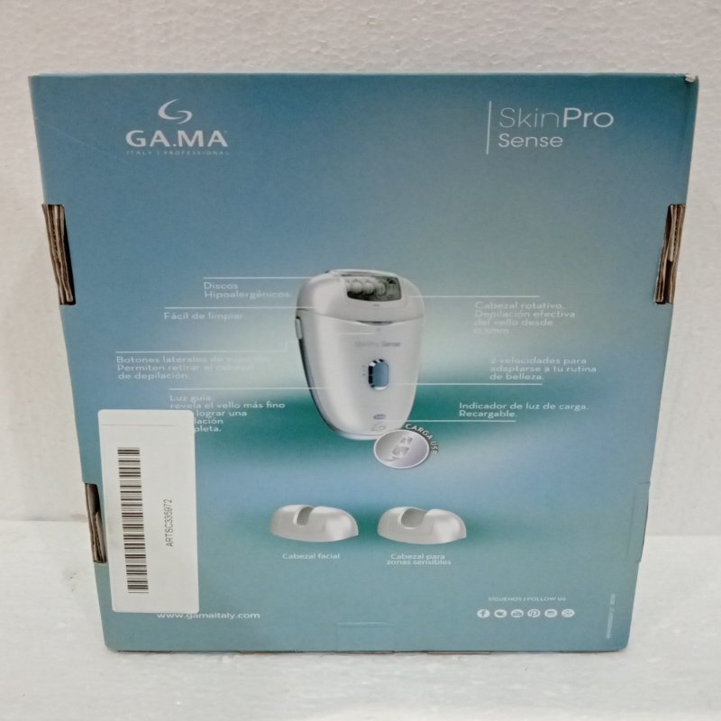 Depiladora SKINPRO SENSE Gama 3 Cabezales