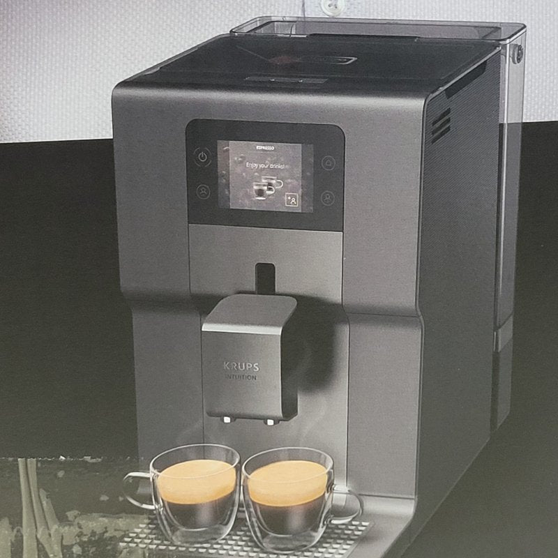 Cafetera Krups Intuition Preference+ EA875U10, Gris
