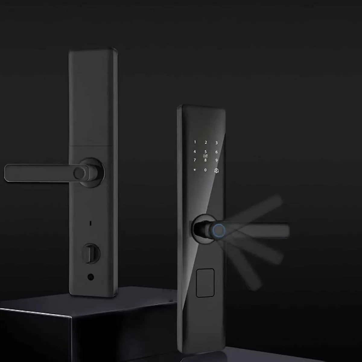 Cerradura Inteligente Digital con WiFi Negro