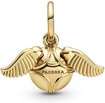 Charm Pandora Colgante De Alas De Soplon Doradas De Harry Potte