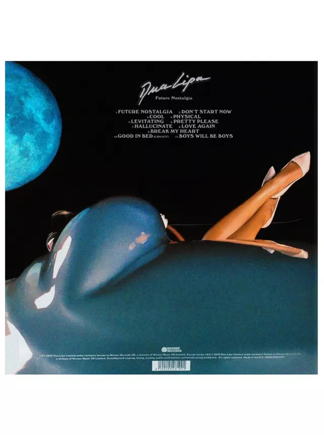 Disco de Vinilo Dua Lipa Future Nostalgia Side 1 y 2