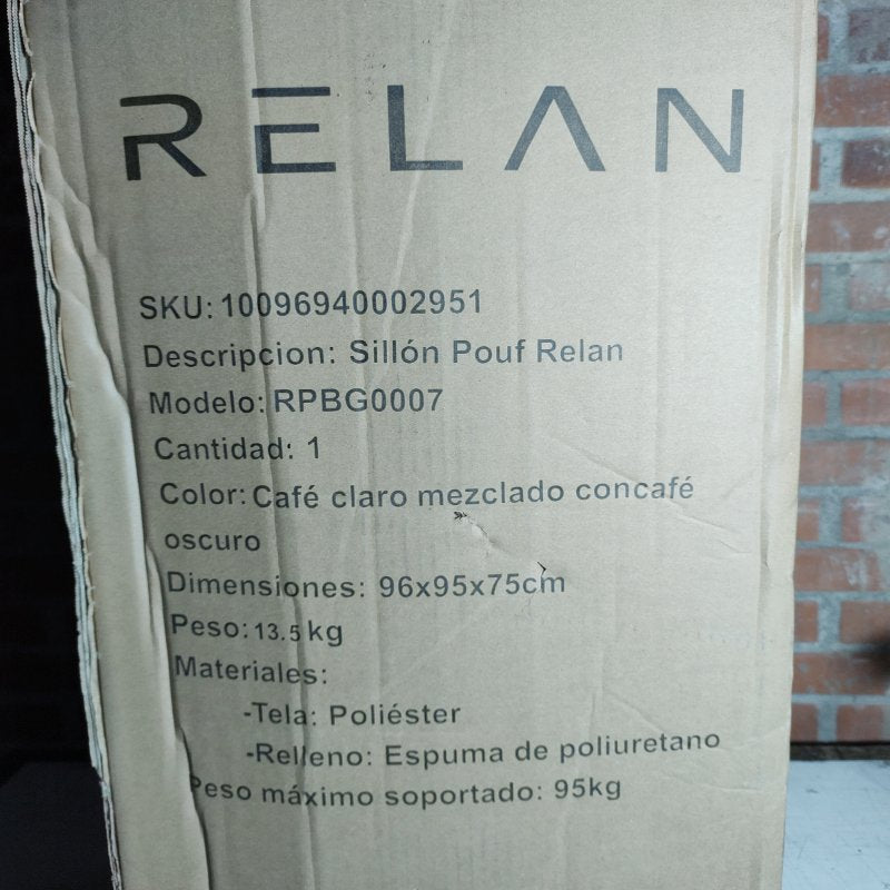 Sillón Puff Relan RPBG0007