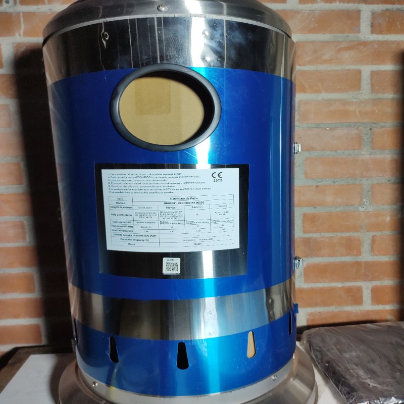 Estufa exterior Relan Silver Pro Gris 11kg