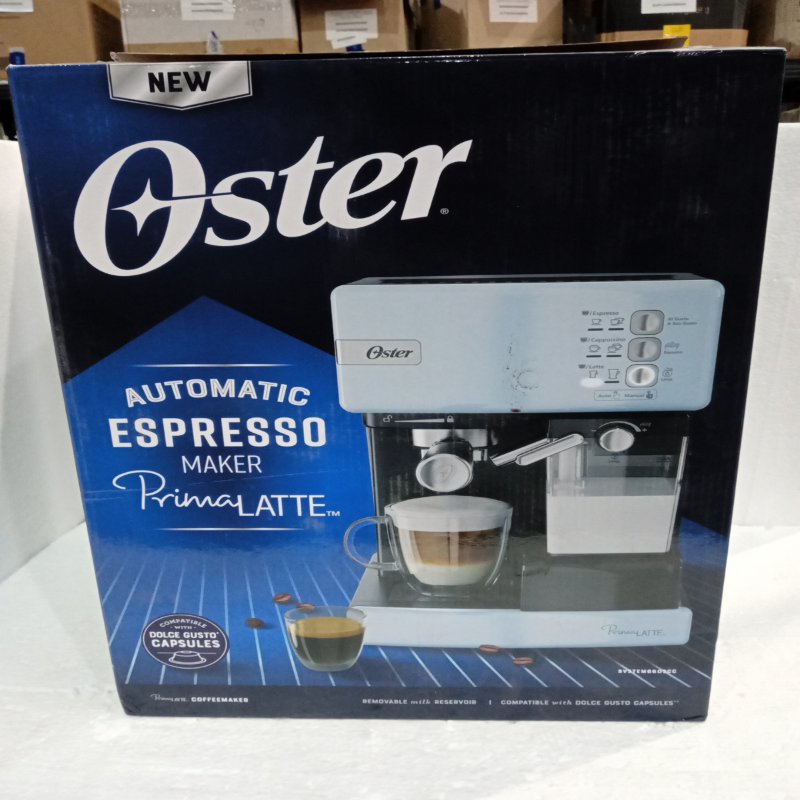 Cafetera Automática de Espresso Oster Prima Latte BVSTEM6603CC