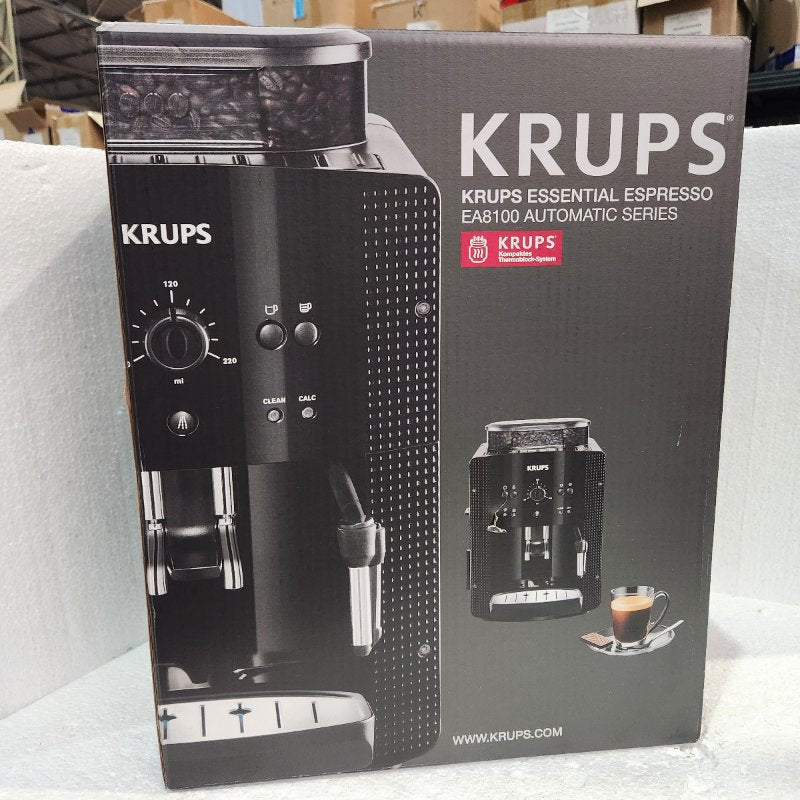 Cafetera Automática Krups Essential Espresso EA8100, Negro