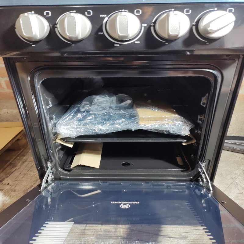 Cocina a Gas 4 Platos MADEMSA FM4LP, Negro
