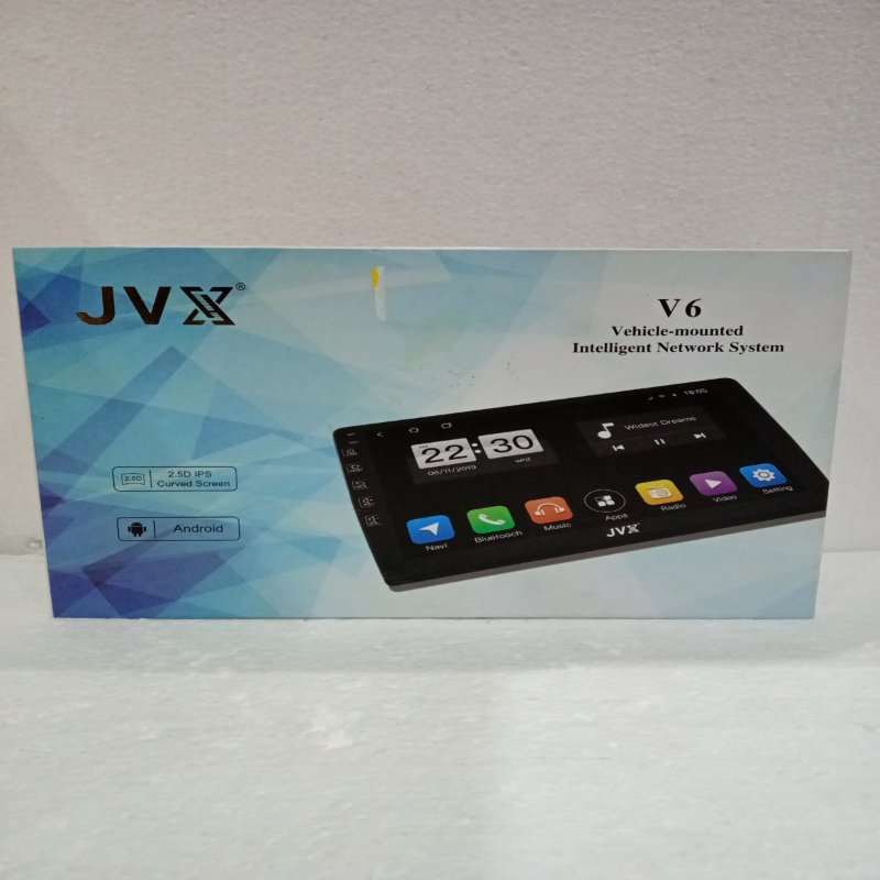 Pantalla Táctil JVX V6 6GB RAM 64GB Almacenamiento DT-127BT, Negro
