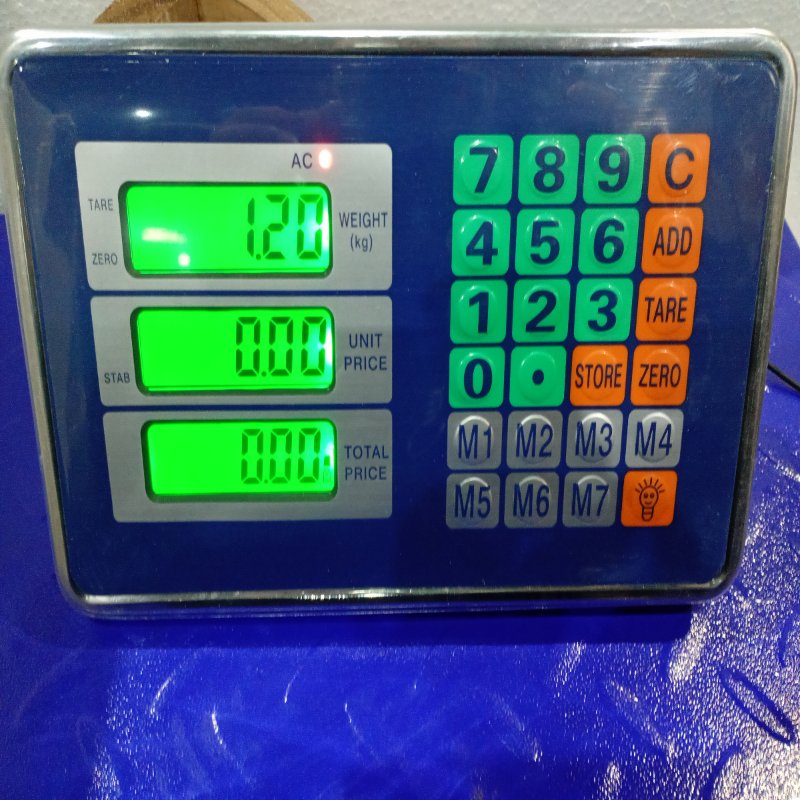 Balanza Industrial 300 kg Inalámbrica 52x42 cm