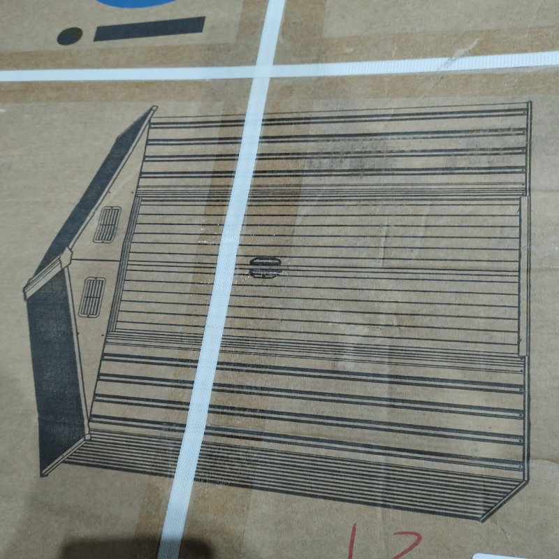 Bodega de Jardín Igpro 3.88M 169x64x13cm, Gris