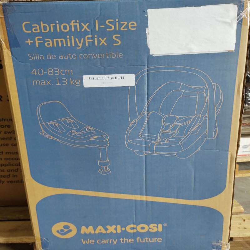 Silla de Auto Cabriofix + FamilyFix S Negro Maxi Cosi Negro