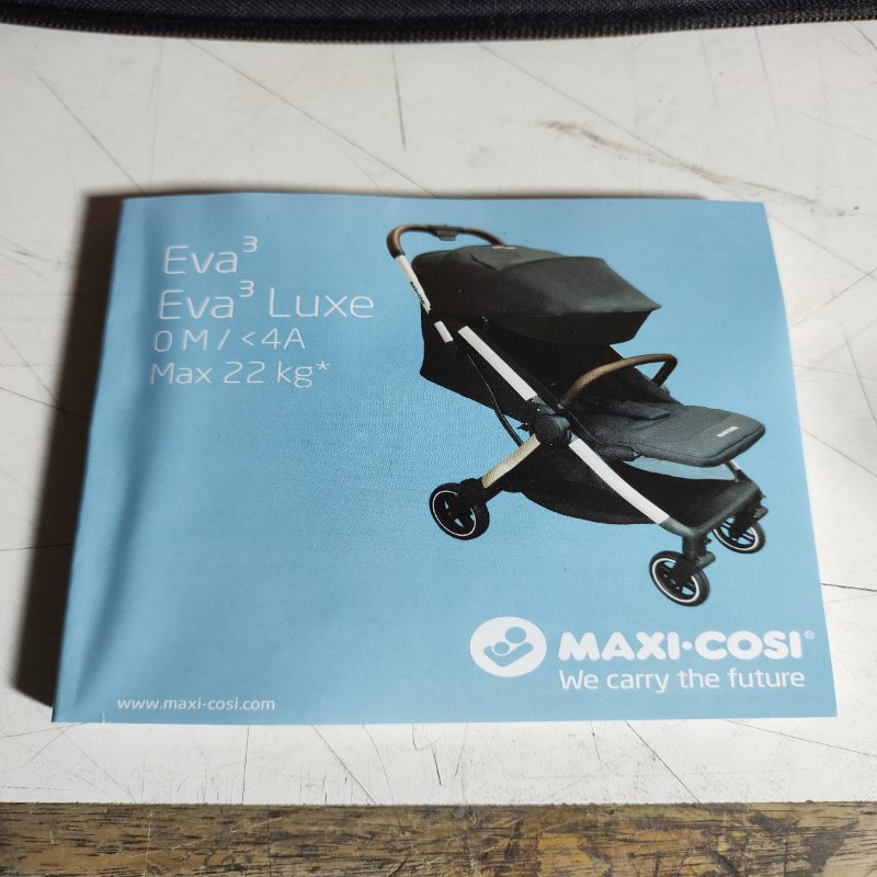 Coche de Paseo Maxi-Cosi Eva 3 Negro Champagne
