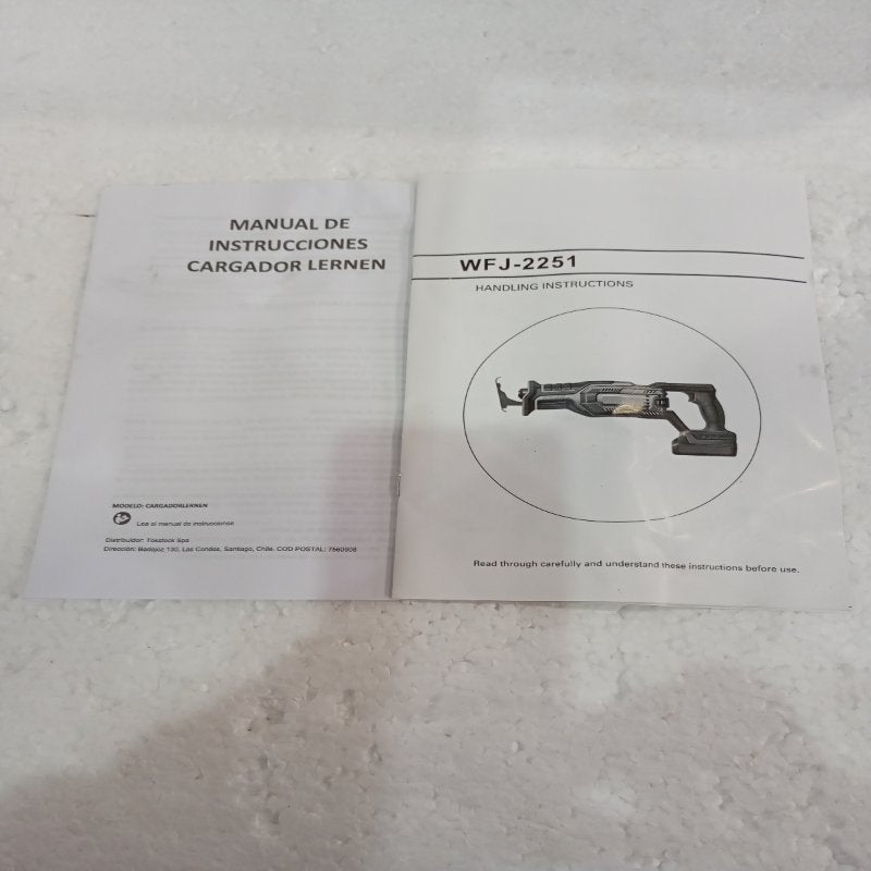 Sierra Sable Recíproca Pro Inalámbrica Lernen WFJ-2251 con Accesorios