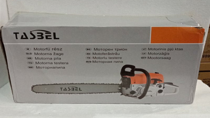 Motosierra Benciera Tasbel DOPA a Combustible, Naranja