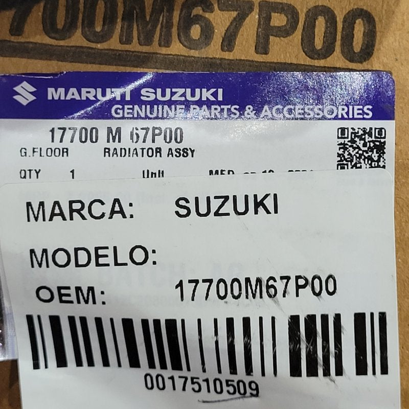 Radiador Suzuki 17700M67P00