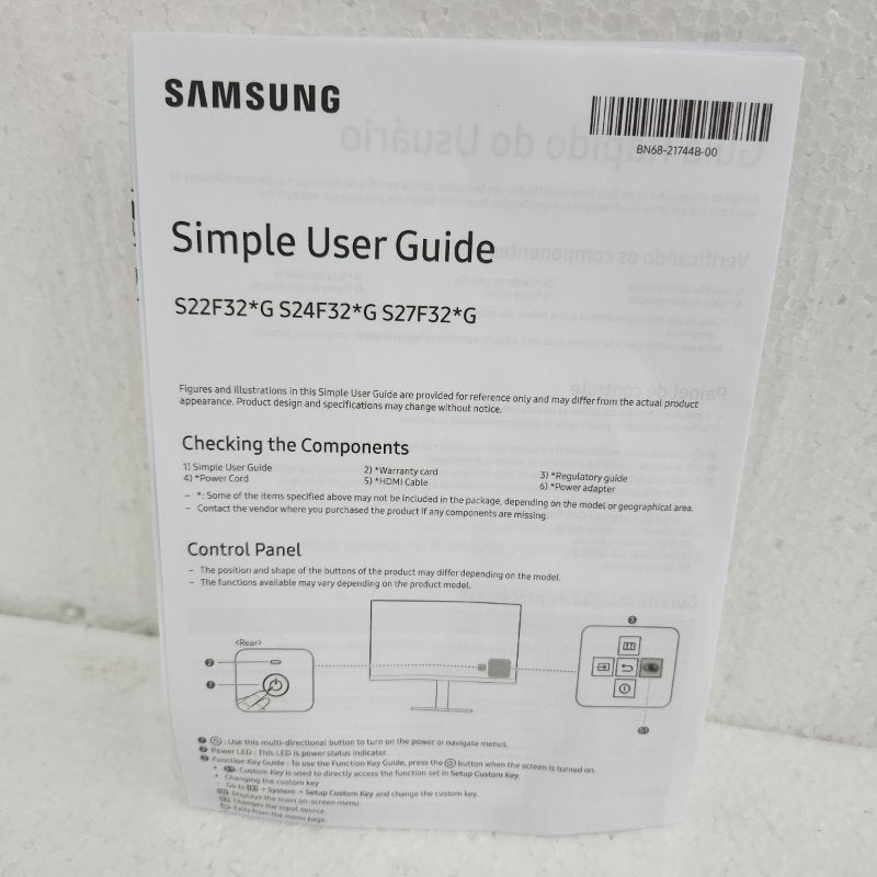 Monitor Samsung S3 Full HD 24 pulgadas, Negro