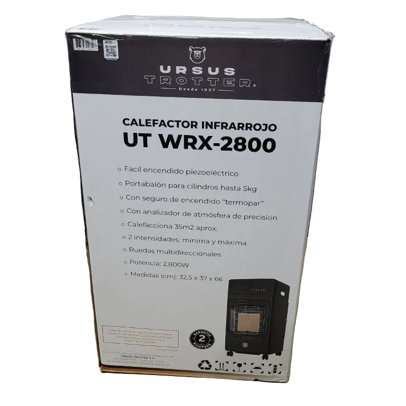 Calefactor Infrarrojo URSUS TROTTER UT WRX2800