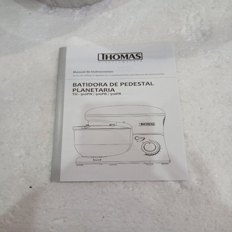 Batidora de Pedestal Thomas Planetaria TH-910PN Negro 1300W