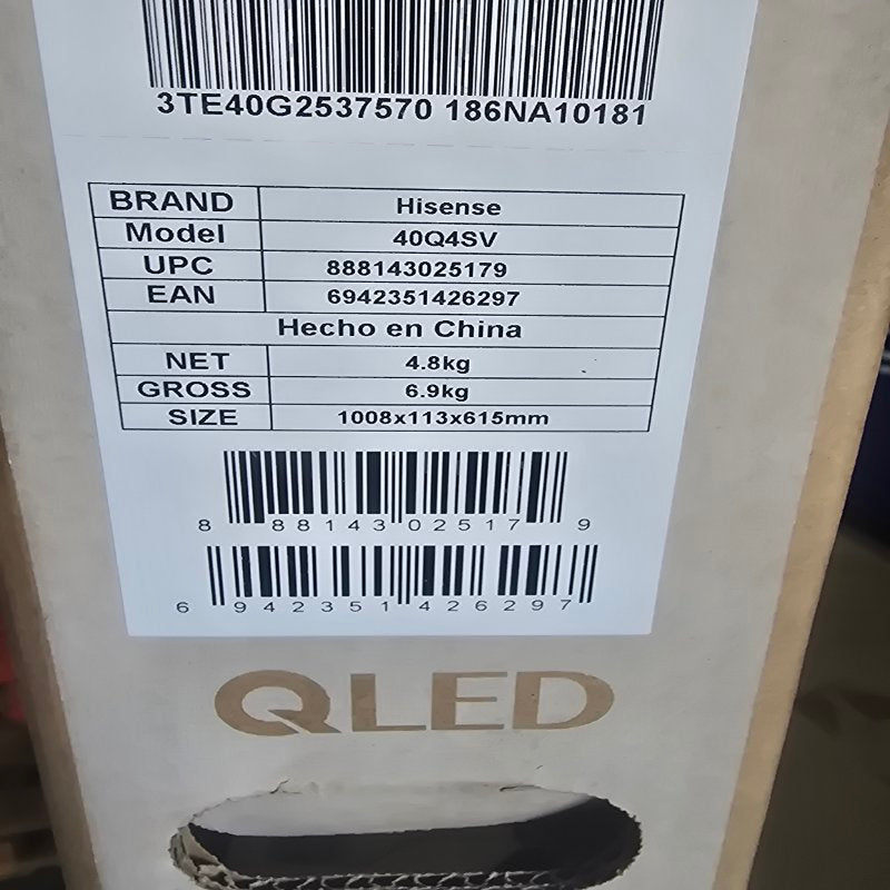 Smart TV QLED Hisense 40Q4SV 40 pulgadas