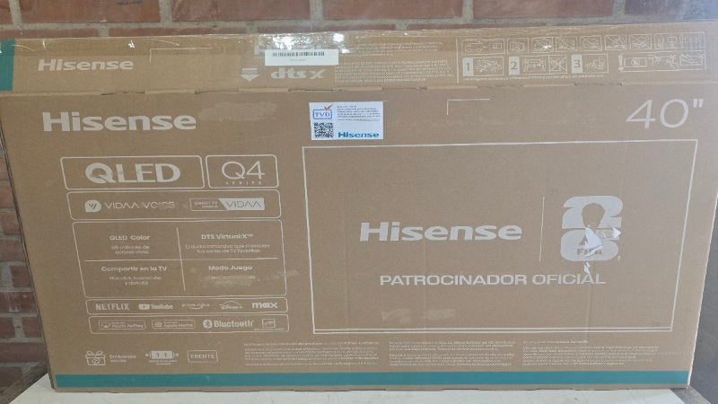 Smart TV QLED Hisense 40Q4SV 40 pulgadas
