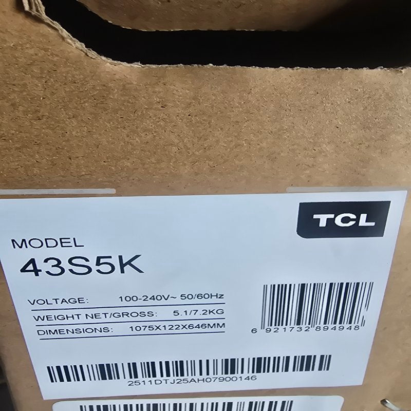 Smart TV QLED TCL 43S5K 43 pulgadas