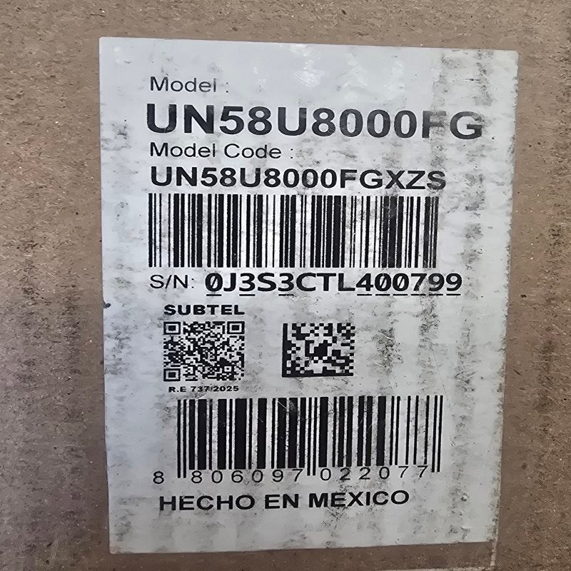 Smart TV Samsung UN58U800FGXZS 58 pulgadas