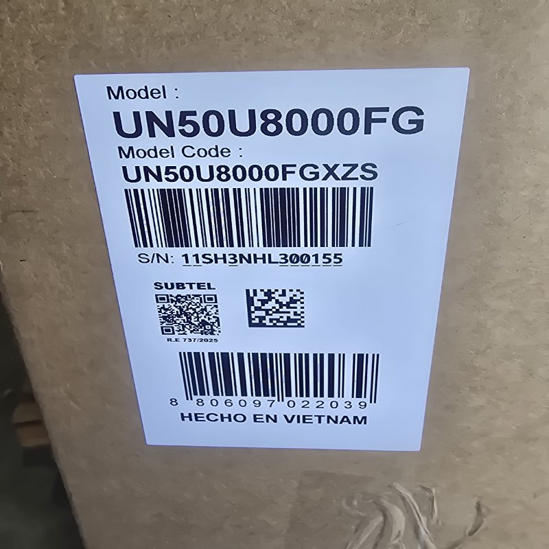 Smart TV Crystal UHD Samsung UN50U8000FG 50 pulgadas