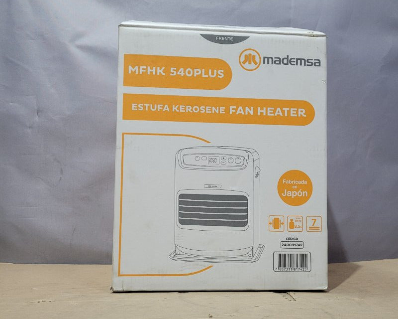 Estufa a Kerosene Fan Heater Mademsa MFHK 540 Plus / 3.5 Litros