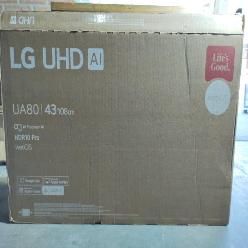 Smart TV LG UA80 UHD 43 pulgadas